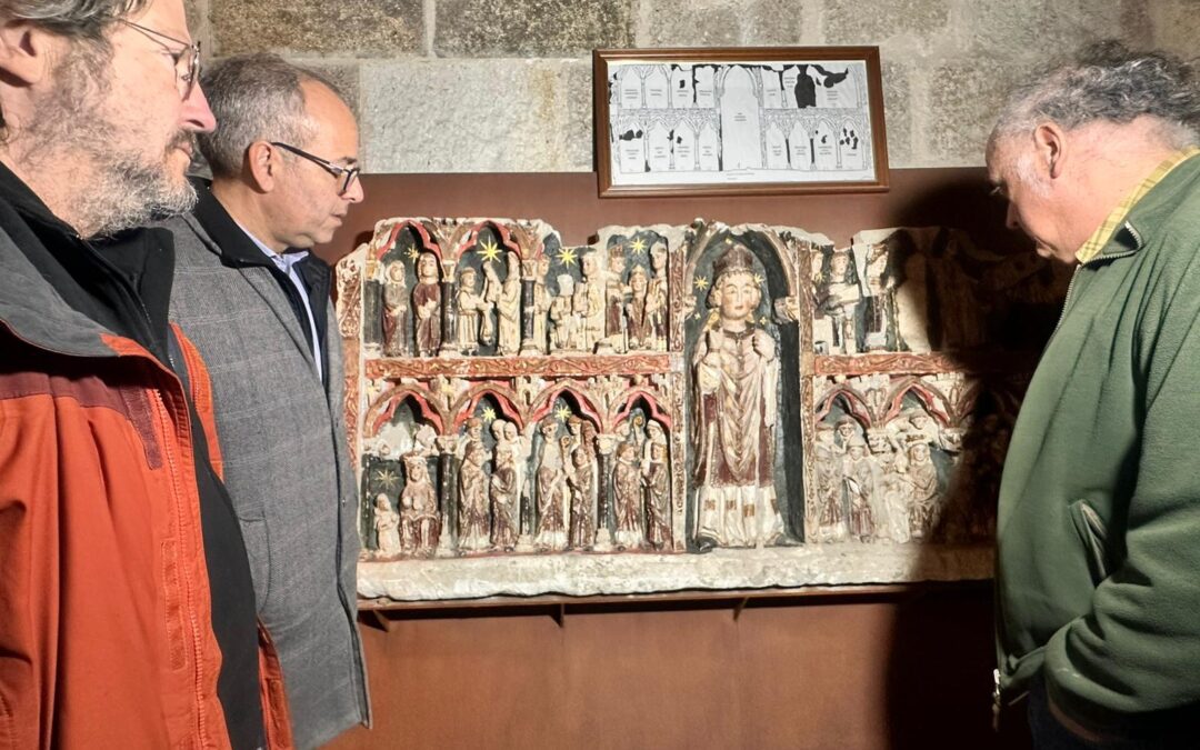 Avanzan las obras de restauración del frontal de San Ildefonso, financiadas por ZamorArte