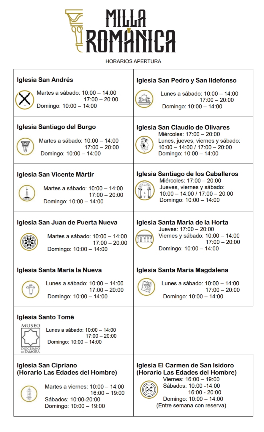 HORARIOS MILLA VERANO