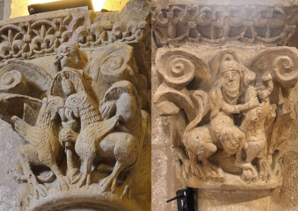 Iglesia de San Claudio de Olivares 12 san claudio collage capiteles arco triunfal