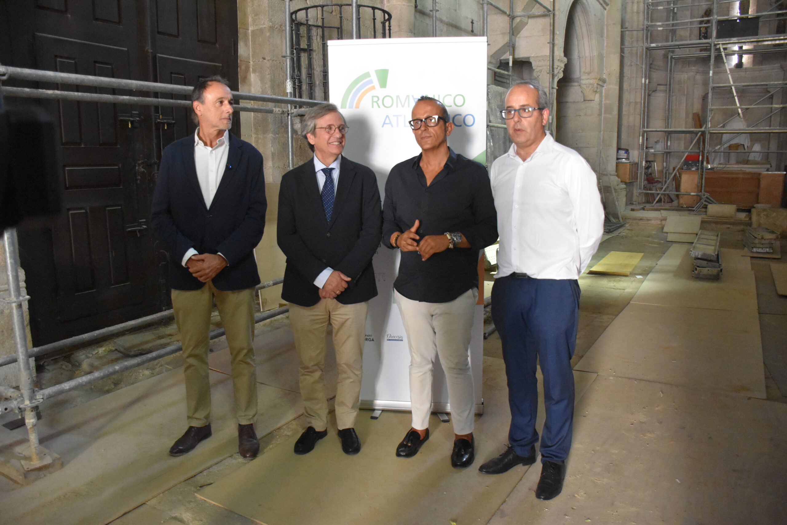 Santa María Magdalena avanza en su restauración dentro del Plan Románico Atlántico