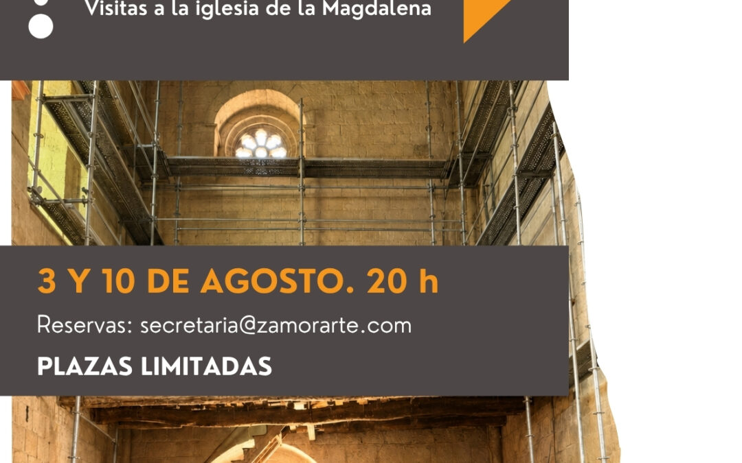 El Plan Románico Atlántico acerca al público la restauración de la iglesia de la Magdalena