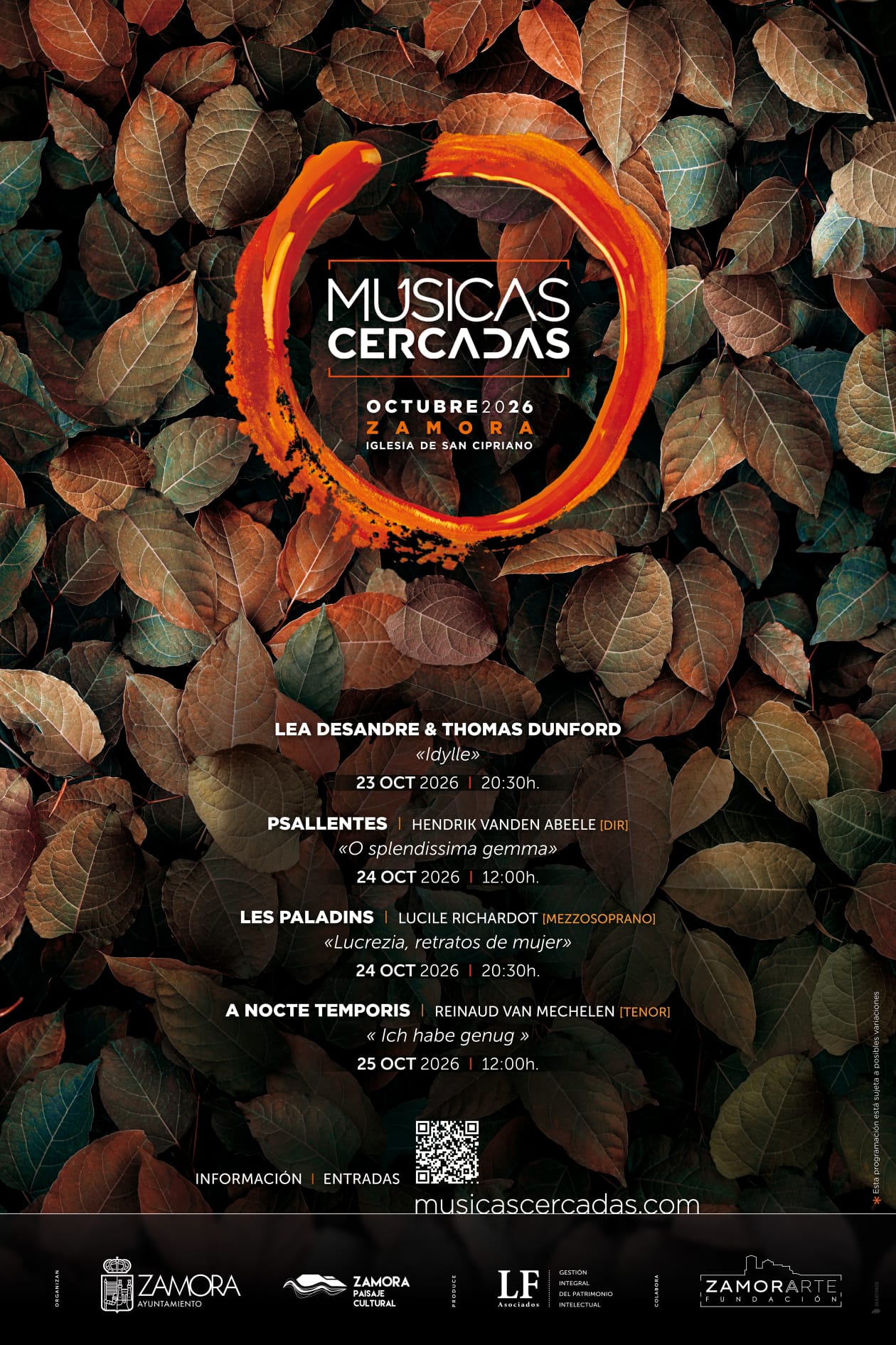 San Cipriano acogerá en octubre una nueva edición de Músicas Cercadas 1 M