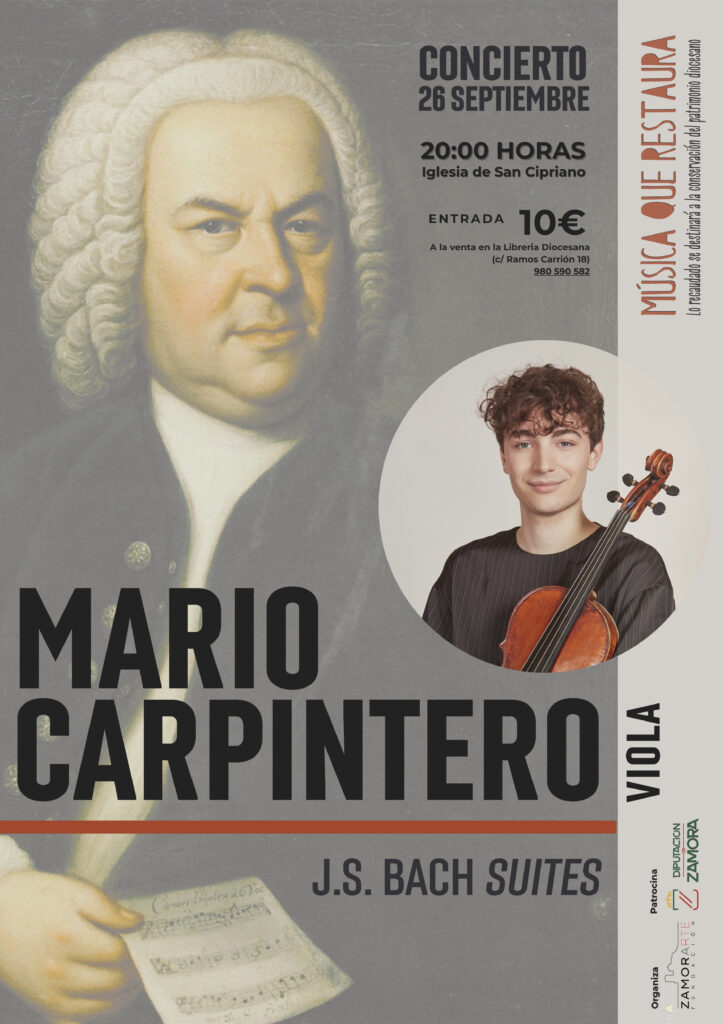 Mario Carpintero continúa «Música que restaura» tras un septiembre con más de 650 participantes 1 CARTEL CARPINTERO